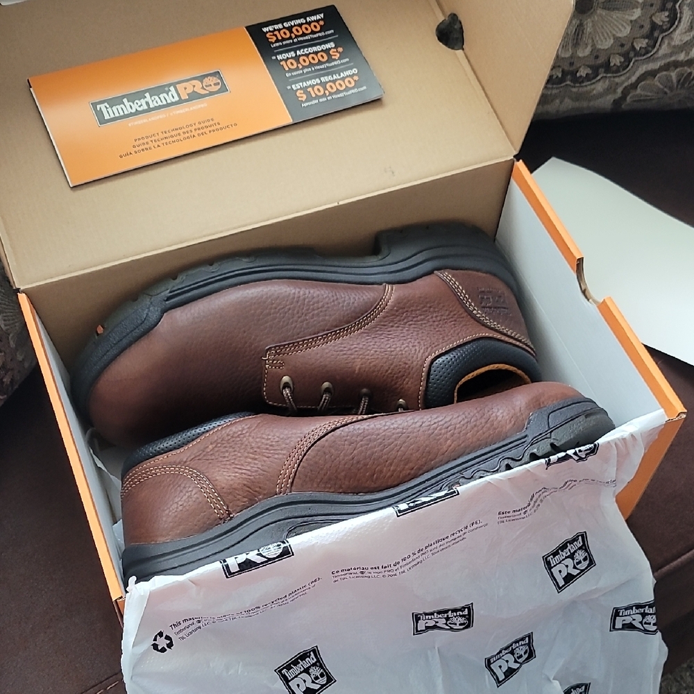 Timberland PRO Men's Brown Leather Boots